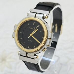Vintage Aureole Quartz Men's Watch | 33mm | Two-Tone SW-288 Classic Timepiece